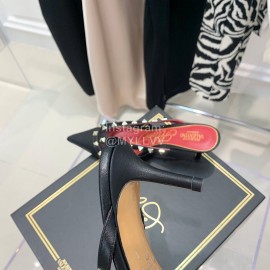 Valentino Rockstud Alcove Leather High Heel Sandals For Women