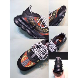 Versace Fashion Thick Soled Sneakers For Men And Women