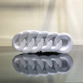 Versace Mesh Thick Soled Sneakers For Men And Women Red