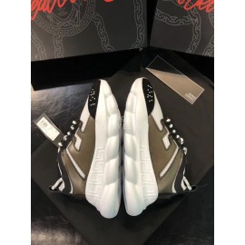 Versace Mesh Thick Soled Sneakers For Men And Women 