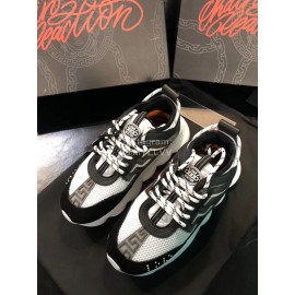 Versace Mesh Thick Soled Sneakers For Men And Women 