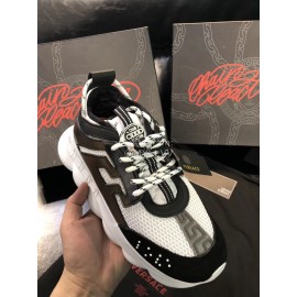 Versace Mesh Thick Soled Sneakers For Men And Women 