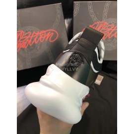 Versace Mesh Thick Soled Sneakers For Men And Women 