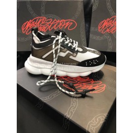 Versace Mesh Thick Soled Sneakers For Men And Women 