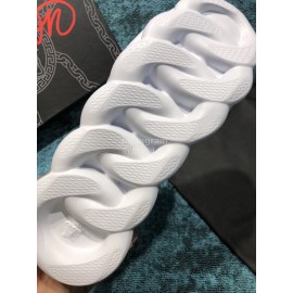 Versace New Leather Thick Soled Sneakers For Men And Women 