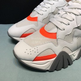 Versace Cowhide Mesh Thick Soled Sneakers For Men And Women 