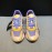 Versace Cowhide Mesh Thick Soled Sneakers For Men And Women Purple