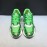 Versace Cowhide Mesh Thick Soled Sneakers For Men And Women Green