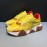 Versace Cowhide Mesh Thick Soled Sneakers For Men And Women Yellow