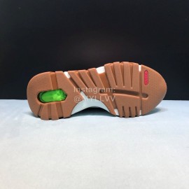 Versace Cowhide Mesh Thick Soled Sneakers For Men And Women Pink