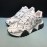 Versace Cowhide Thick Soled Sneakers For Men And Women White