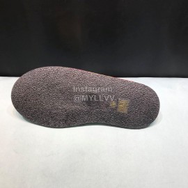 Versace Fashion Printing Leather Casual Slippers For Men Yellow