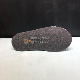 Versace Fashion Printing Leather Casual Slippers For Men Black