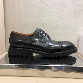 Versace Cowhide Casual Shoes For Men Black