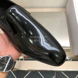 Versace Calf Leather Casual Loafers For Men Black