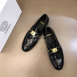 Versace New Patent Calf Leather Business Shoes For Men 