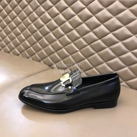 Versace New Patent Calf Leather Business Shoes For Men 