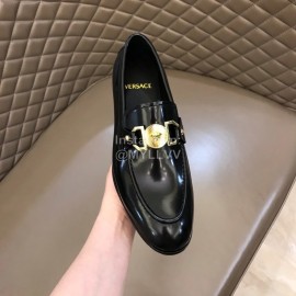 Versace New Patent Calf Leather Business Shoes For Men 