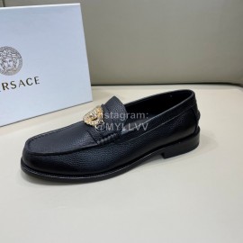 Versace Fashion Litchi Grain Cowhide Business Shoes For Men 