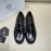 Versace Fashion Black Leather Business Shoes For Men 