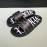 Versace Fashion Embossed Leather Slippers For Men 