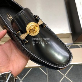 Versace Cowhide Hardware Buckle Business Shoes For Men