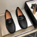 Versace New Cowhide Business Shoes For Men Black