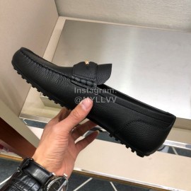 Versace New Cowhide Business Shoes For Men Black