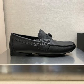 Versace Fashion Cowhide Business Shoes For Men Black