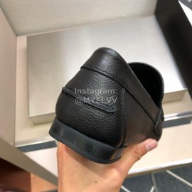 Versace Fashion Cowhide Business Shoes For Men Black