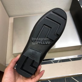 Versace Fashion Cowhide Business Shoes For Men Black