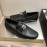 Versace Fashion Black Cowhide Business Shoes For Men