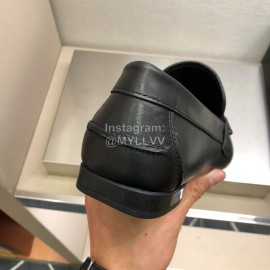 Versace Fashion Black Cowhide Business Shoes For Men