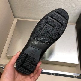 Versace Fashion Black Cowhide Business Shoes For Men