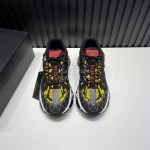 Versace Leather Thick Soled Sneakers For Men 