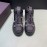 Valentino Garavani Black Leather High Top Sneakers For Men And Women 