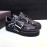 Valentino Garavani Cowhide Sneakers For Men And Women Black
