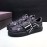 Valentino Garavani Cowhide Sneakers For Men And Women Black