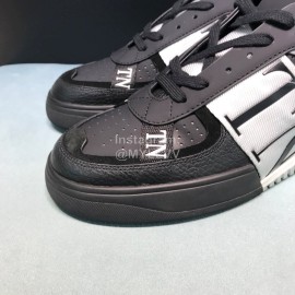 Valentino Garavani Cowhide Sneakers Black For Men And Women