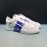 Valentino Garavani Cowhide Sneakers Blue For Men And Women
