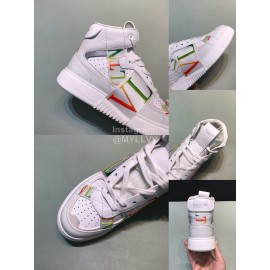 Valentino Garavani Cowhide High Top Sneakers For Men And Women 