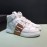 Valentino Garavani Cowhide High Top Sneakers For Men And Women Brown