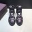 Valentino Garavani Cowhide High Top Sneakers For Men And Women Black
