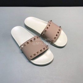 Valentino Fashion Rivet Slippers For Men And Women