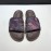 Valentino Camouflage Canvas Velcro Slippers For Men Purple