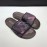 Valentino Camouflage Canvas Velcro Slippers For Men Purple