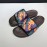 Valentino Camouflage Canvas Velcro Slippers For Men Orange