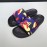 Valentino Camouflage Canvas Velcro Slippers For Men Red