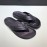 Valentino Black Cowhide Ribbon Flip Flops For Men