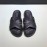 Valentino Black Cowhide Ribbon Cross Slippers For Men